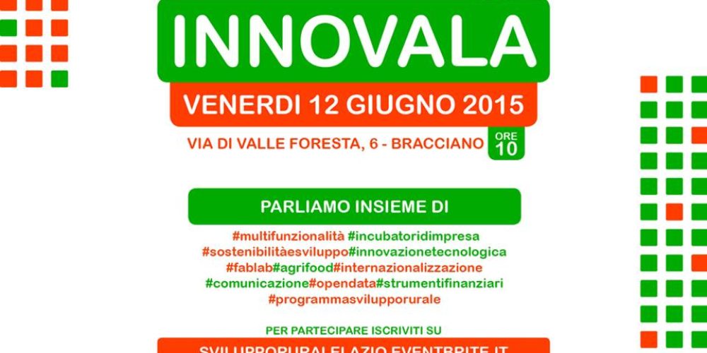 12 giugno 2015 &#8211; Non essere una zappa INNOVALA